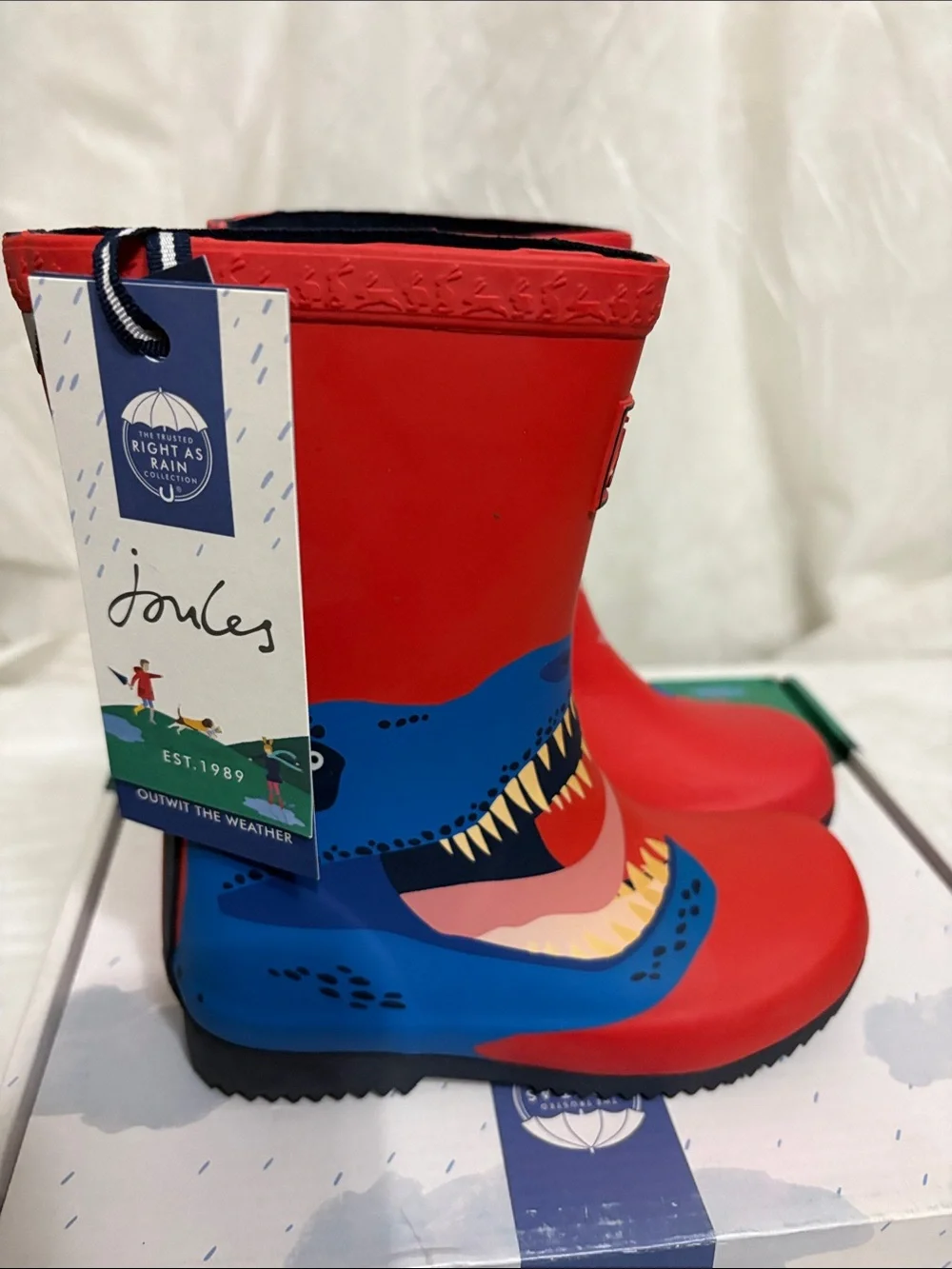 Joules kids red